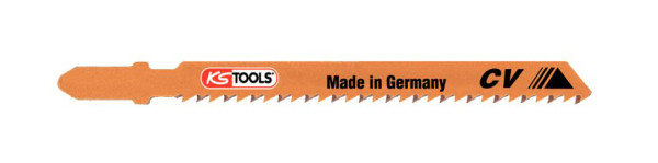 Lame de scie sauteuse KS Tools, CV, 100 mm, 4 mm, T101DP, lot de 5, 129.3103S
