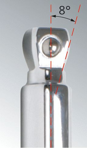 KS Tools Kit d'extension d'inclinaison 1/4"+3/8"+1/2" CHROMEplus, 9 pièces, 918.0009