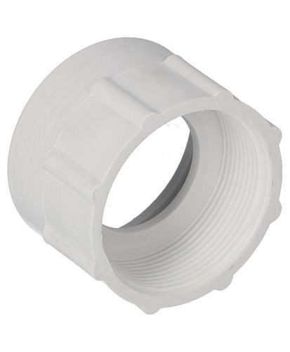 Adaptateur de filetage DENIOS de 2" fin (l) à 63 mm ASTM (l), blanc, 117-114