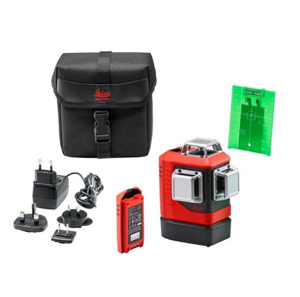 Leica Lino L6Gs-1 laser à lignes 3x360° auto-nivelant vert, batterie Li-ion, 918977