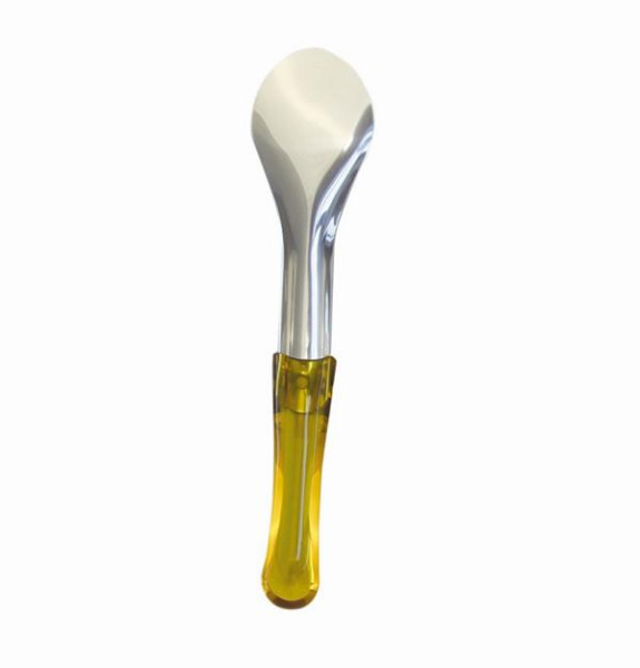 Spatule à glace Schneider grand modèle, 300 mm, avec manche en plastique jaune, 195150