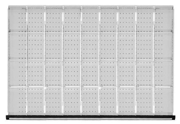 Ensemble de division de tiroir ANKE; pour tiroir 900 x 600 mm (LxP); 1/9 division