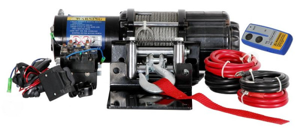 Treuil professionnel Berger & Schröter 12 V, câble acier 3150 kg, 31767