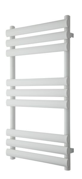 Radiateur de salle de bains TVS avec tubes ovales horizontaux MILO 9-500, blanc, 940 x 520 mm, MI9-500HV