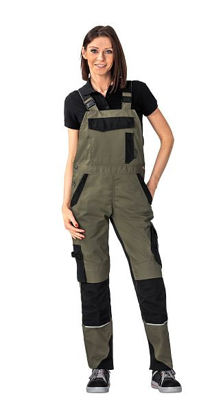Salopette femme Planam Norit, olive/noir, taille 38, 6535038