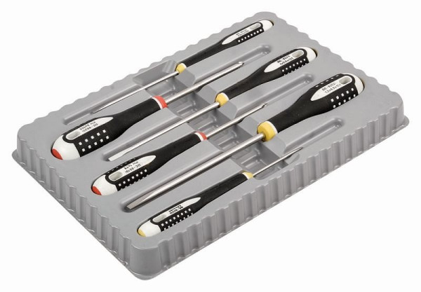 Jeu de tournevis Bahco Ergo™, acier inoxydable, 6 pièces, BE-9881I