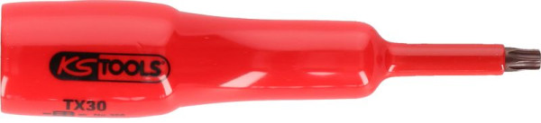 KS Tools Douille embout 1/2" avec isolation de protection pour vis Torx, T25, longue, 117.2445