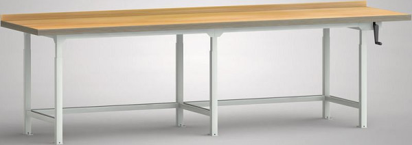 Etabli professionnel hydraulique KLW - 3000 x 800 x 750 - 950 mm L x P x H, WPHL31-30M45-X2D01