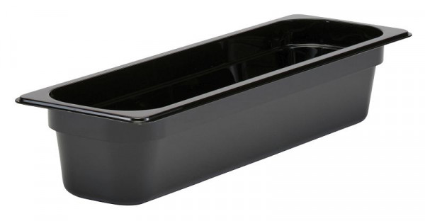 Conteneur GN Cambro 2 / 4-100 mm Camwear® Long Noir, VE: 6 pièces, 24LPCW110