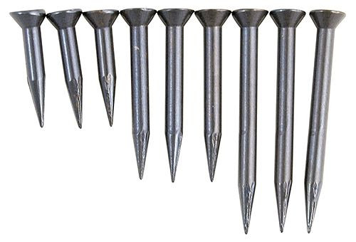 Goupilles en acier Greisinger GST 91, jeu : 9 goupilles en acier (3 pièces chacune, 12, 16 et 23 mm de long) dans une boîte en plastique, diamètre 2,5 mm, 601273