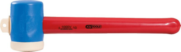 Marteau en plastique KS Tools avec isolation de protection, diamètre de la tête 55 mm, 117.1131