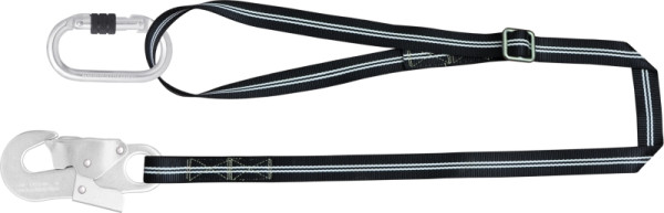 Kratos Longe de positionnement pour lieu de travail ignifuge et sans feu 2 m avec 2 mousquetons FA 5010117, FA4090520