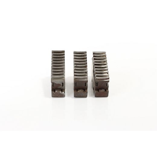 Mors à bloc souple ELMAG (1 jeu = 3 pièces) pour mandrins de tour à trois mors Ø 315 mm (série originale Industry 330/400), 9808400