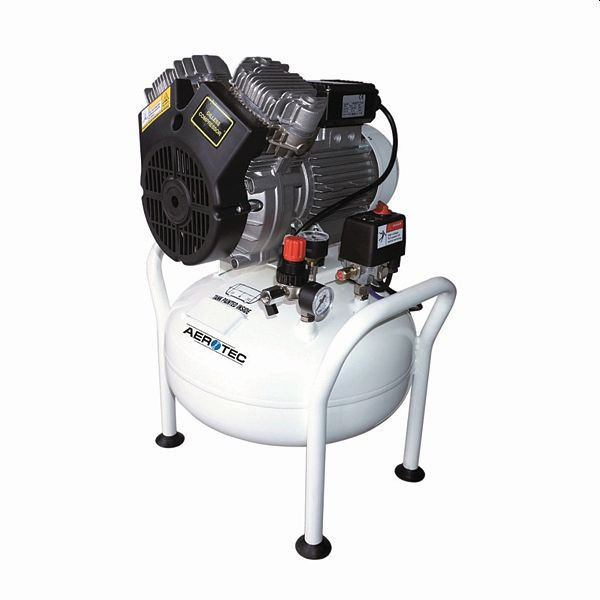 Compresseur à piston AEROTEC, air comprimé sans sécheur, sans huile, 25 L, 2013229