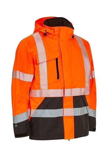 ELKA Visible Xtreme Stretchjacke Farbe: Warnorange/Schwarz Größe: 5XL, 186000R033.5XL