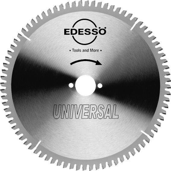 Lame de scie circulaire Edessö HW 165x2,8 / 2,2x30 Z: 52 TF, précision universelle, 18016530