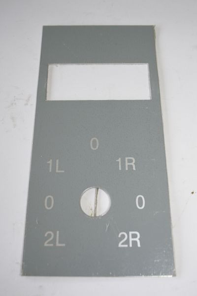 Plaque frontale ELMAG pour boîtier d'interrupteur, pour GBM 3/25 TN + SN, 9802091