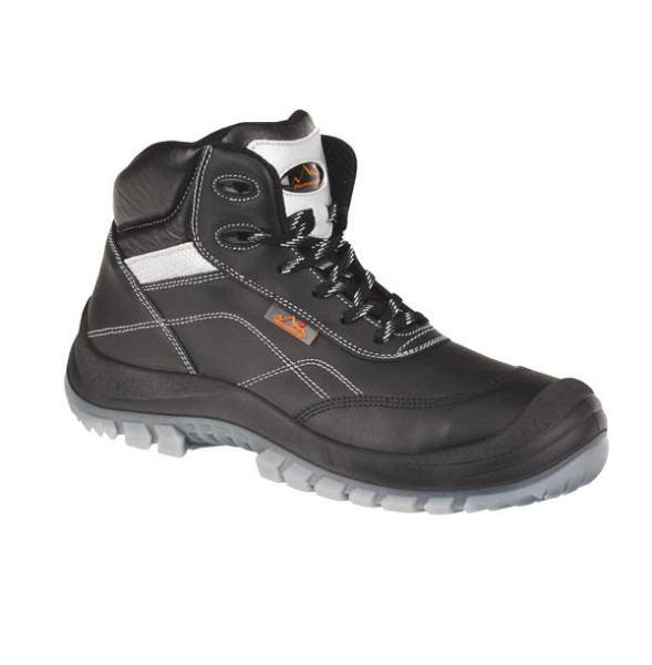Hase Safety ZURICH, chaussures hautes de sécurité noires, EN 20345-S3, taille : 44, 85141-04-44
