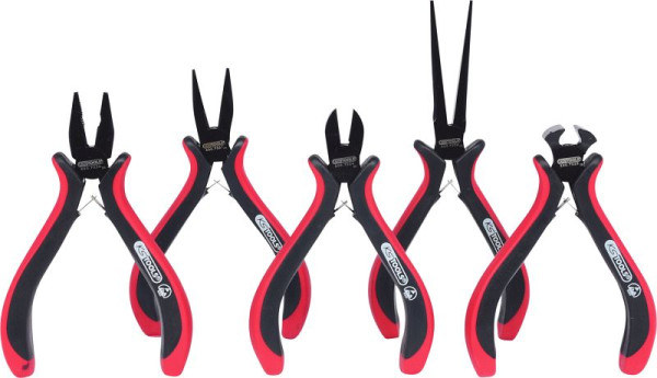KS Tools jeu de pinces de précision, 5 pièces, 500.7020