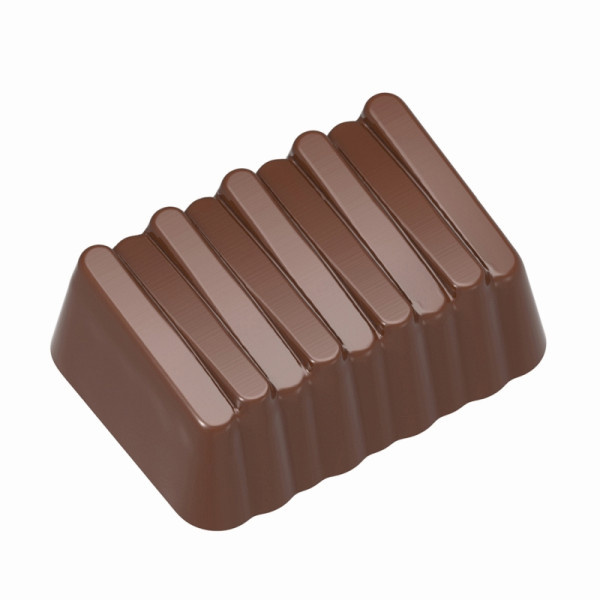 Moule à chocolat Schneider - niveaux de chocolat, 275 x 135 x 24 mm / 34,5 x 24,5 x 13 mm, 10 g, 3 x 8 pièces, 421646