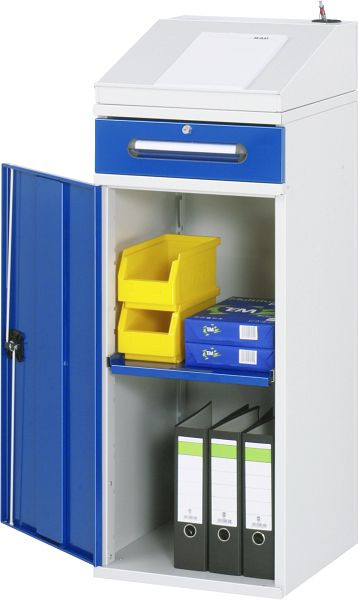Bureau debout avec armoire latérale RAU, tiroir, 450x1110/1220x520 mm, 07-450-M02.11