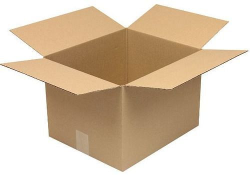Boîte pliante en carton ondulé TransPak 1 paroi, dimensions intérieures 350 x 300 x 250 mm, qualité 1.20B, paquet de 20, 299264
