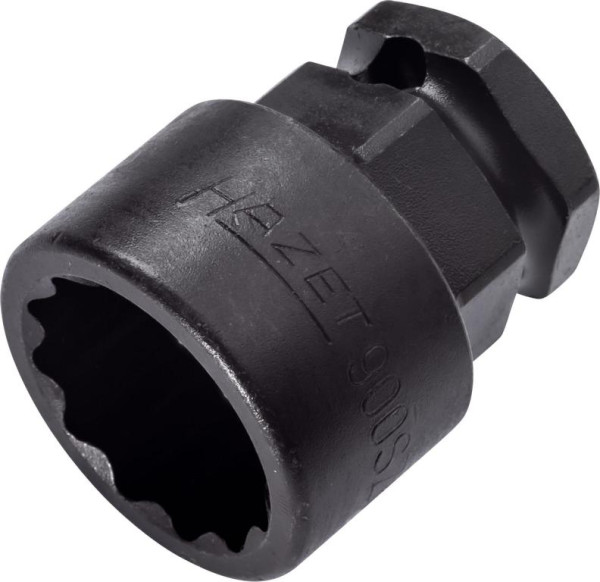 Impact Hazet, douille tournevis machine, double 6 pans, carré creux 12,5 mm, 6 pans extérieur 24 mm, 22 mm, 900SZ6-22