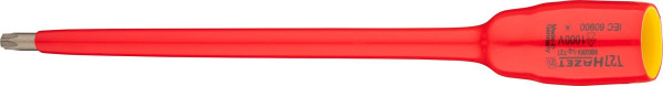 Douille tournevis Hazet, carré creux 10 mm, profil intérieur TORX®, T27, version longue, 8802KV-LG-T27