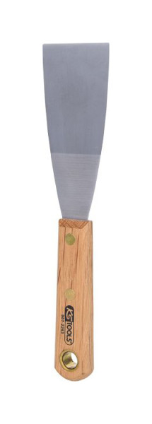 Spatule en acier inoxydable KS Tools, 50 mm, avec manche en bois, 907.2263