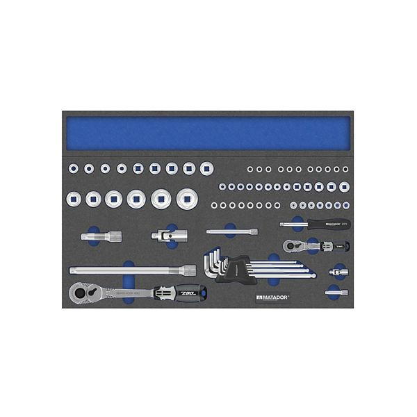 Module d'outils MATADOR : clé à douille XL, 3/3 : 390 x 579 mm, longueur : 562 mm, 8164 1411
