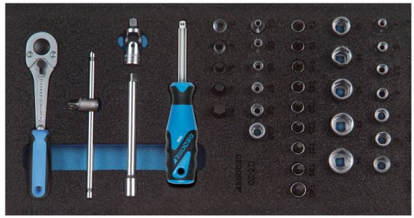 Insert GEDORE CT avec assortiment, jeu de douilles 1/4'', CT, 2308967