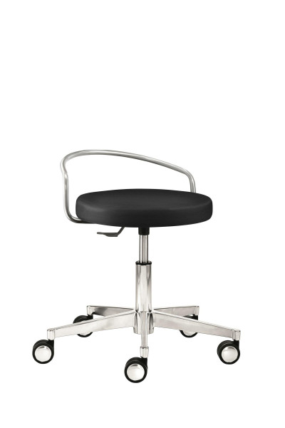 Tabouret pivotant fonctionnel Mayer Sitzmöbel , assise avec dossier, noir brillant, 1294_30572