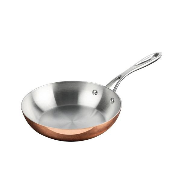 Poêle à frire en cuivre Vogue Tri-Wall induction 20cm, CM678