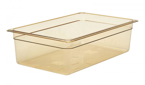 Casseroles résistantes à la chaleur Cambro H-PAN™ GN1/1-150, 19,5 L, ambre, lot de 6, 16HP150
