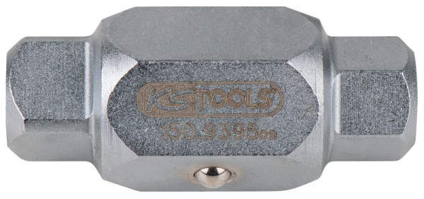 Douilles KS Tools pour bouchons de vidange d'huile, 6 pans 14mm + carré 13mm, 150.9395