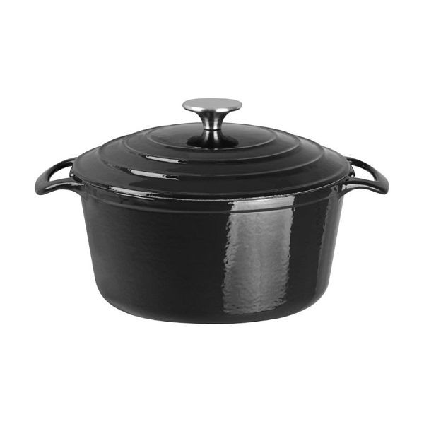 Cocotte ronde Vogue noire grande, GH301