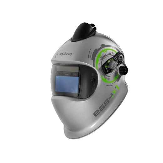 Masque de soudage à air frais ELMAG e684 - TC - argent (4441.600), 57205