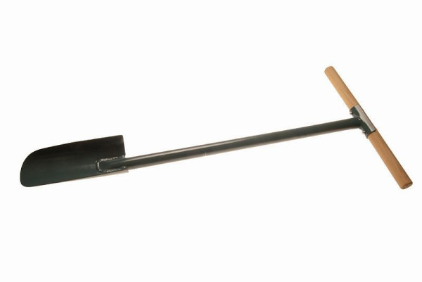 Bêche Bahco avec lame en acier trempé pour planter des plantes à racines nues, acier tubulaire avec manche en bois, 950 mm, 3424