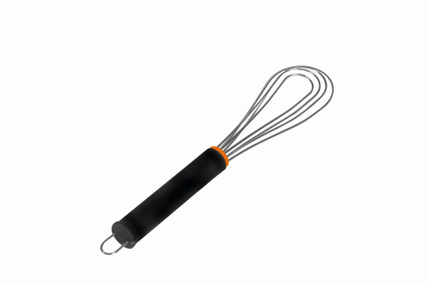 Balai plat Schneider 4 fils inox, 270 mm, manche nylon PP noir avec cintre, 170079