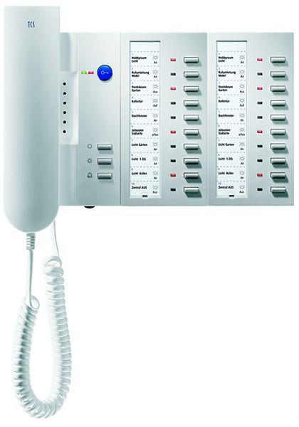 Interphone audio TCS série IMM 4 + 10 + 10 boutons, montage en surface blanc, IMM1110-0140