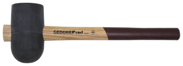 Tête de maillet en caoutchouc rouge GEDORE Ø 79 mm, longueur 360 mm frêne, 3300741