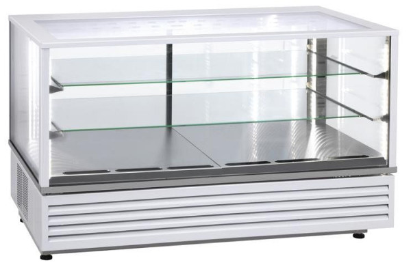 Vitrine réfrigérée ROLLER GRILL Panorama CD 1200, appareil de table avec 2 étagères en verre 1045x490x4 -3 x 1/1 GN, CD1200