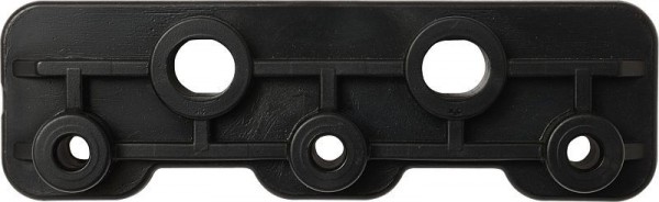 Loc-Line Befestigungsplatte, schwarz, VE: 2 Stück, L21195S