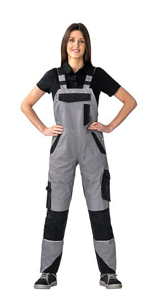 Salopette femme Planam Norit, zinc/noir, taille 38, 6536038