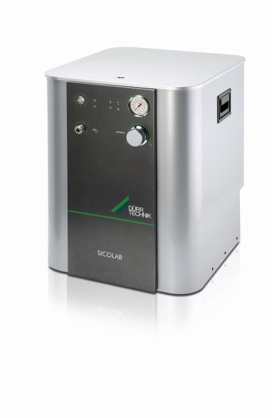 Station de laboratoire de compresseur insonorisée Dürr Technik A-200 avec sécheur SICOLAB 200M, 0626 3200