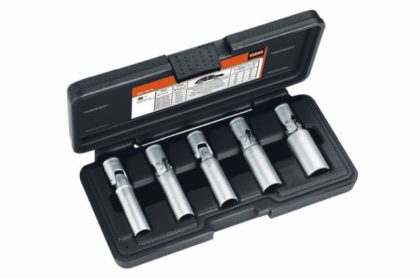 Jeu de douilles pour bougies de préchauffage Bahco, 5 pièces, 12 pans, BE1GP5