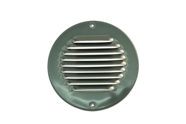 Grille de ventilation Marley Ø150mm ronde en acier inoxydable, 058764