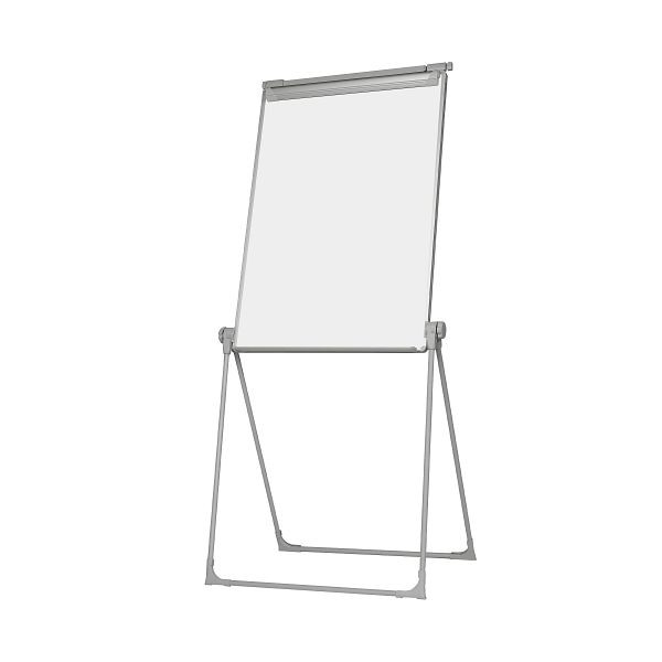 Flipchart magnétique Bi-Office Premiere gris avec 2 bras latéraux 70x100cm, EA3506322