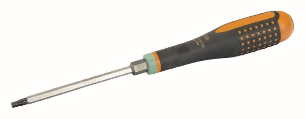 Tournevis Bahco, Ergo™, Torx®, T-20, 100 mm, lame hexagonale pleine longueur avec traversin hexagonal et capuchon de percussion solide, BE-8920TB
