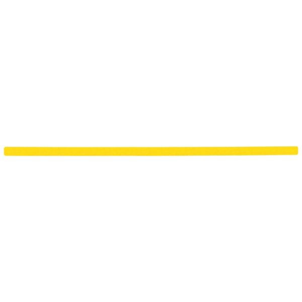 m2 revêtement antidérapant Easy Clean jaune bandes simples 25x800mm, UE : 10 pièces, M3GV100251